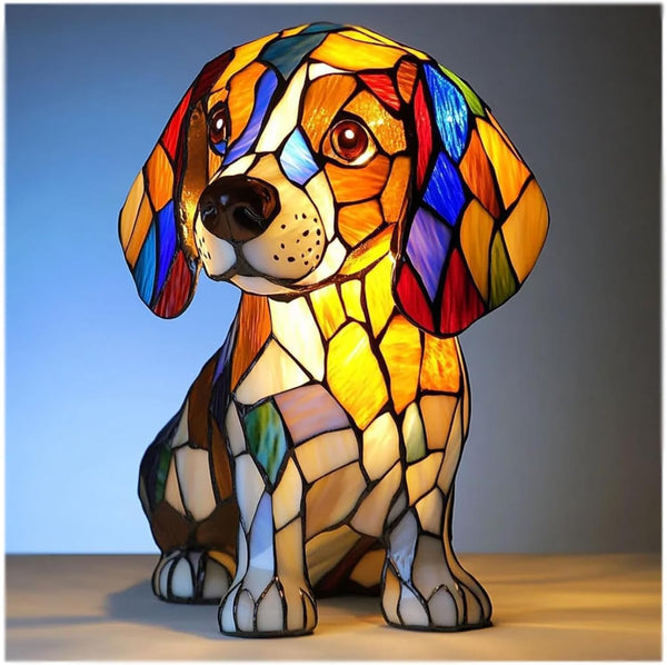 Colorful Dog Lamp