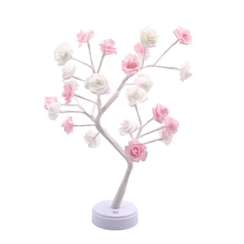 Small Rose Tree Lamp