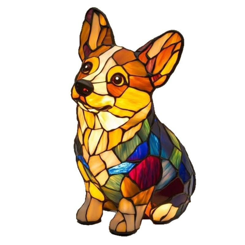 Colorful Dog Lamp