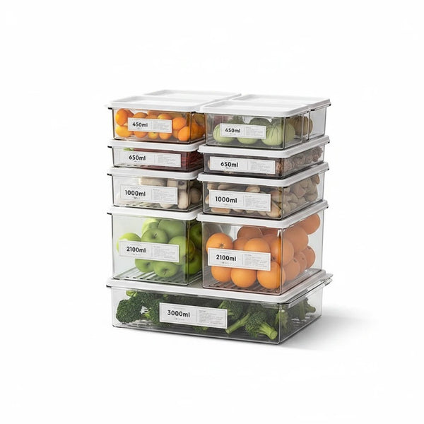 Stackable Kitchen Food Storage Containers